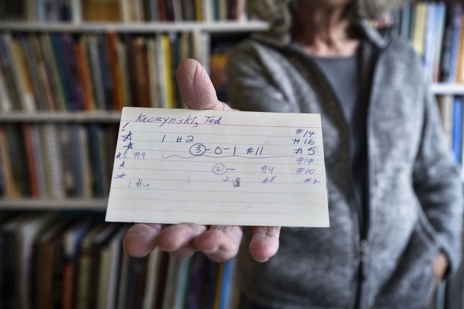 Anna Fattarsi, who co-owns Aunt Bonnie's Bookstore,